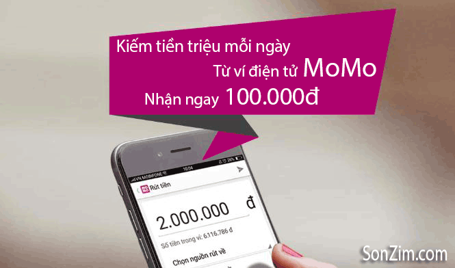Kiếm tiền từ ứng dụng ví điện tử MoMo