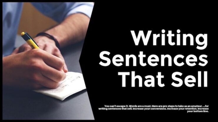 writing sentences that sell